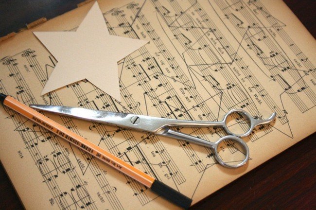 Musikpapper hantverksidéer instruktioner steg 1