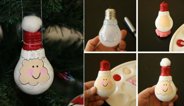 träddekorationer-jul-glödlampor-instruktioner-lätt-gör-det-själv-jultomten-måla