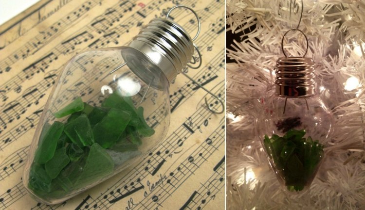 träddekorationer-jul-glödlampor-glas-skärvor-havsfyllning-jul-träd-dekorera