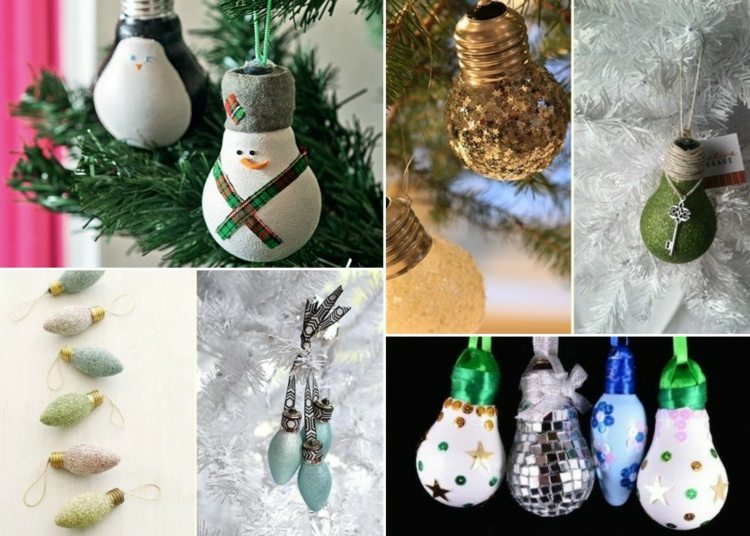 träddekorationer för jul glödlampor-idéer-dekoration-tinker-lätt