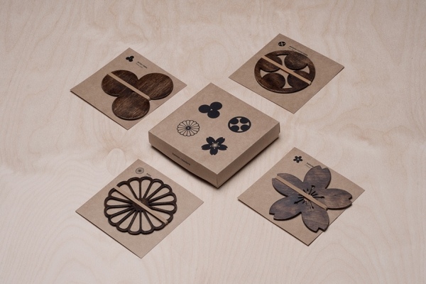 box underlag produkter av trä med en modern design