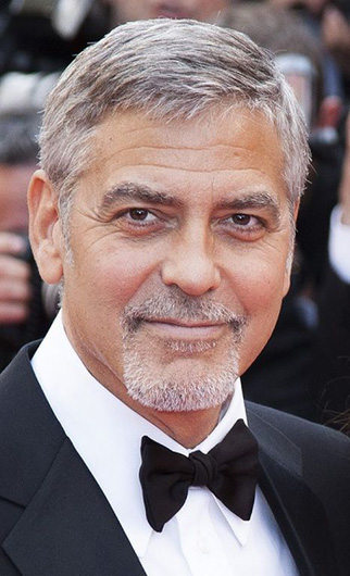 στυλ γενειάδας του George Clooney
