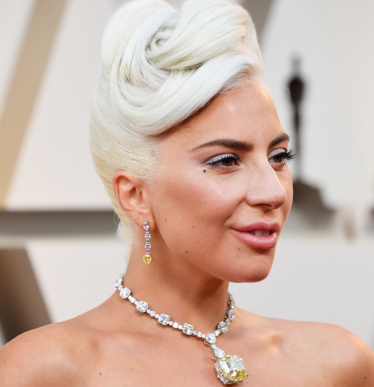 Beauty Trends Oscars 2019 uppdaterar bulle Lady Gaga vitt hår