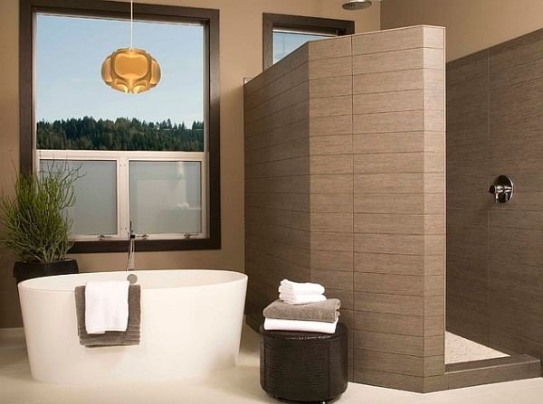 Design duschkabin-moderna kakelplattor, badkar i akryl, 1-greppsblandare