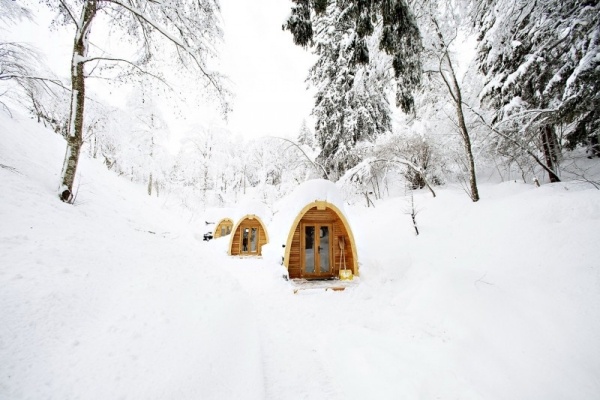 Flims Schweiz snöhytter Hotel POD