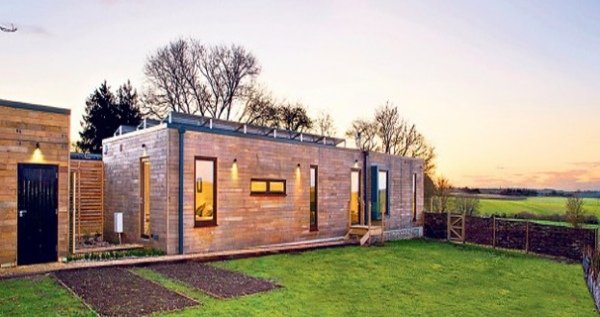 Passivhus arkitektur-hållbar byggnad Hampshire