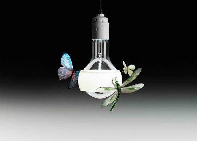 Lameller fjärilar modern belysning snygg modern hängande lampa