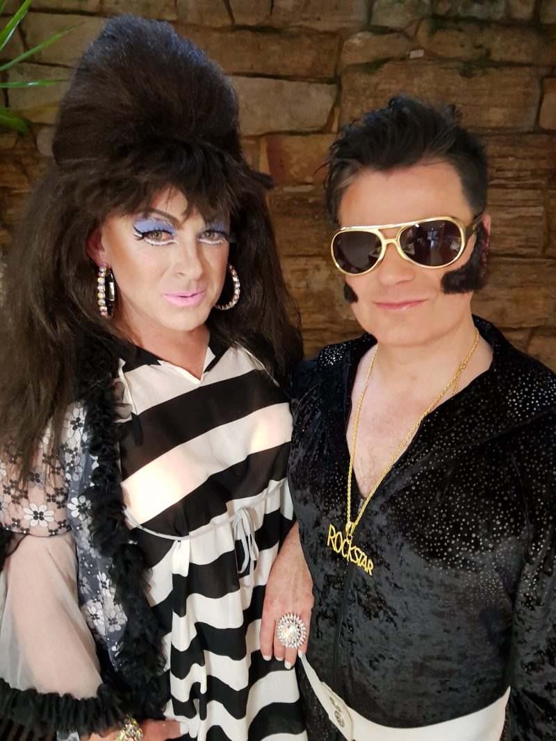 Elvis Presley kostym nyårsfest