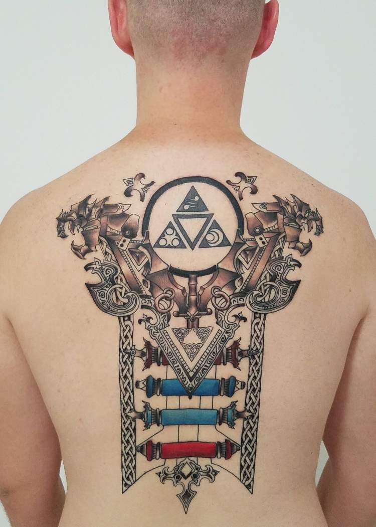 Rob Kelly tatuerare tillbaka tatuering för män tatuering trender