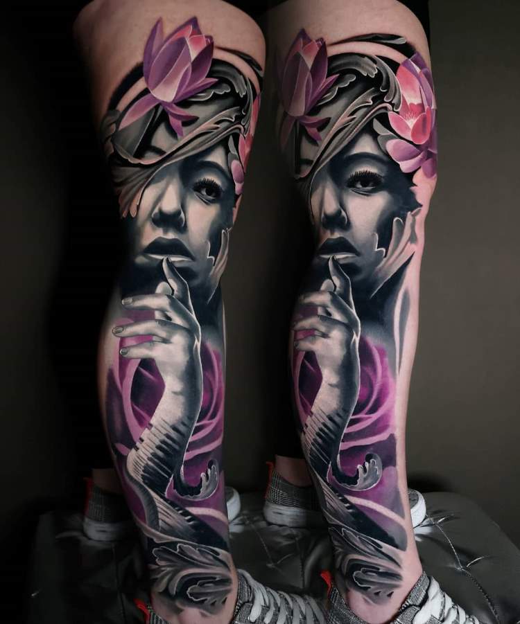 Kevin Giangualano tatuerare ben tatuering realistisk stil tatuering trender