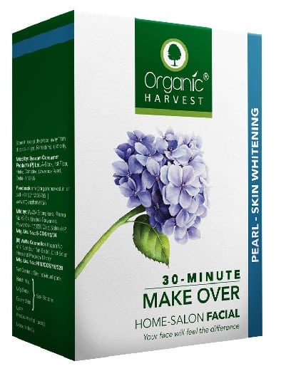 Κιτ προσώπου λεύκανσης δέρματος Organic Harvest Pearl Skin