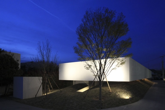 Minimalism arkitektur stil-modern design hus interiör
