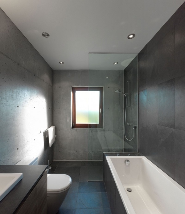 Badkar-med dusch-fönster-grå