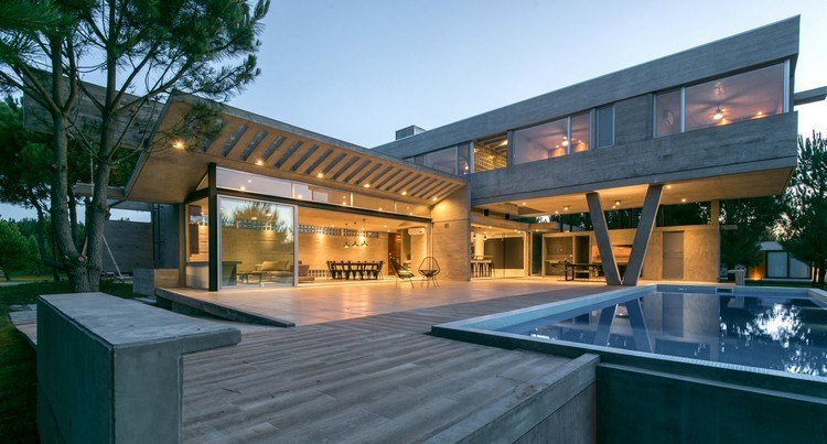 betonghus cantilever modern arkitektur argentina