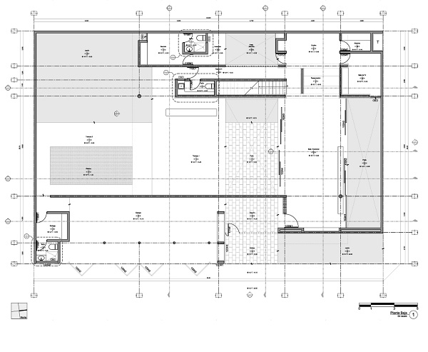 modernt hus ritning Anischt