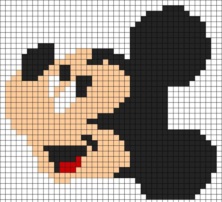 Iron-on-bead-mallar-free-mickey-mouse-kids-tinker-diy-idéer