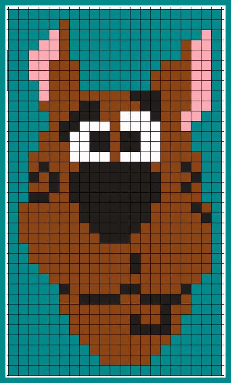 järn-pärla-mallar-print-scooby-doo-hund