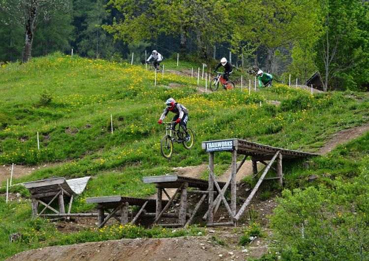 cykelparker i Tyskland cykling mountainbike rutter ramp