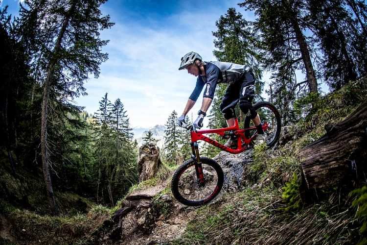 cykelparker i Tyskland cykling mountainbike rutter enstaka skog