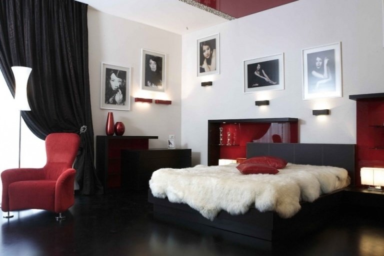 Bilder-sovrum-väggdesign-idéer i hollywoodstil