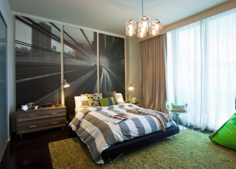 Bilder-sovrum-foto-vägg-design-idéer