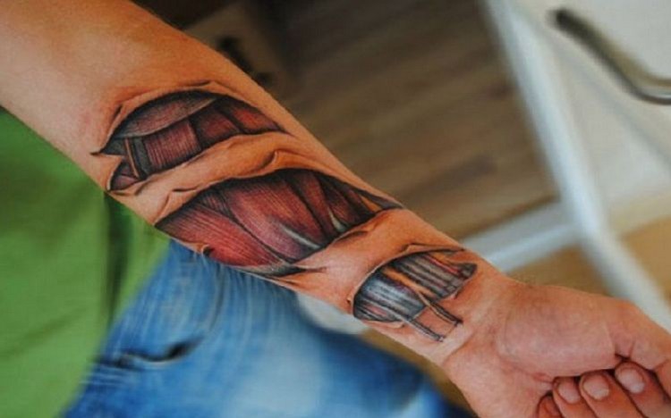 biomekanik-tatuering-muskel-senor-underarmsfärgad