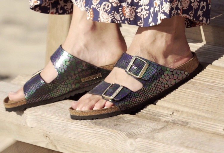 birkenstock outfits sandaler blommotryck mönster