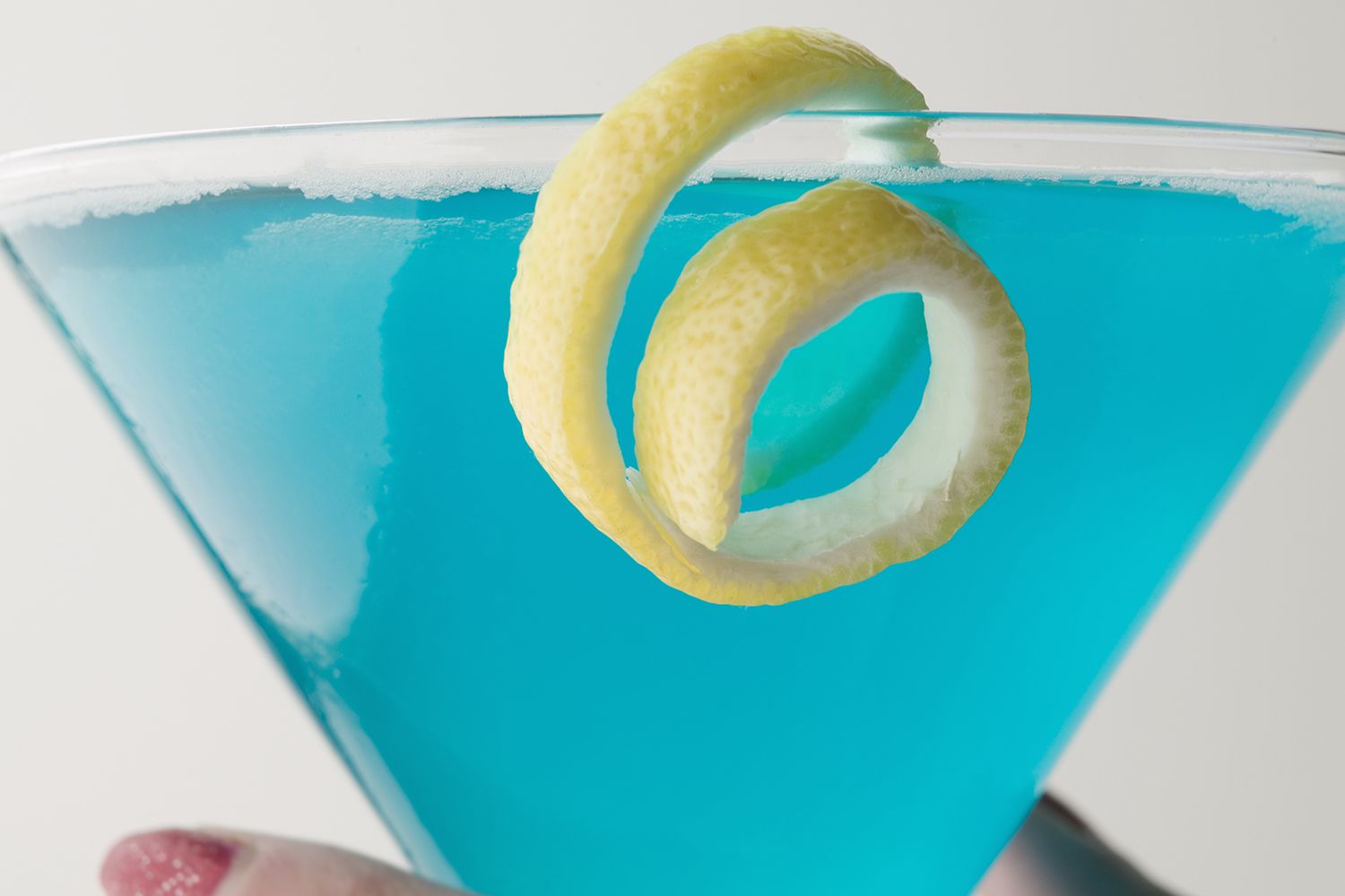 Blå Martini med Vodka Curacao Likörsmak Sommardrycker