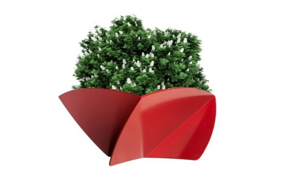 Blomkruka planteringsdesign röd Vestre-dialog modell
