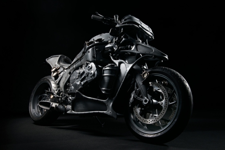 steampunk stil motorcykel bmw k1600 gtl modifiering