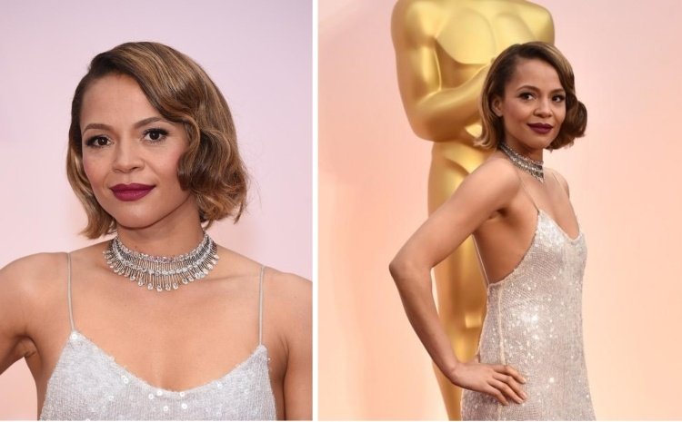 Bob frisyrer 2015 -oscars-Carmen-Ejogo-retro-vågor