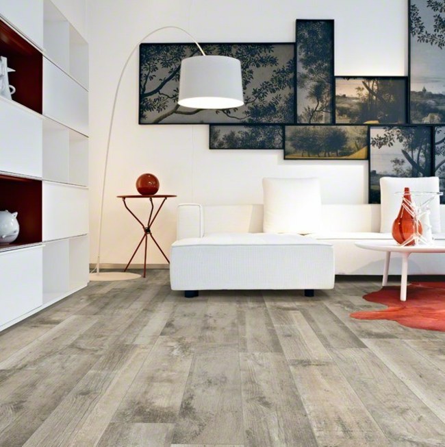 Laminat golvplattor modern inredning vägg