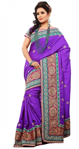 Brodeerattu Bollywood Saree