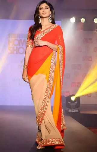 Bollywood -sifonki Saree
