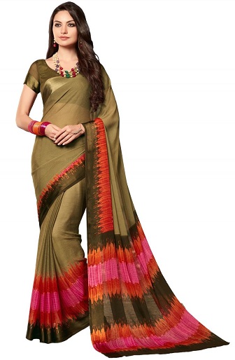 Satiini Border Sarees