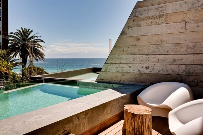 infinity pool pod designhotell i Kapstaden