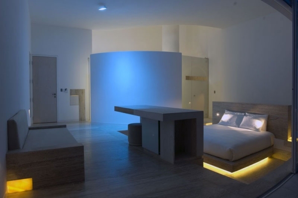 encanto designerhotell i acapulco sovrum ledde ljus