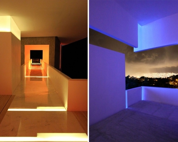 encanto designerhotell i acapulco -färgad belysning