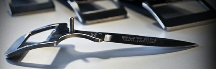 bältesspänne metallkniv bowen män
