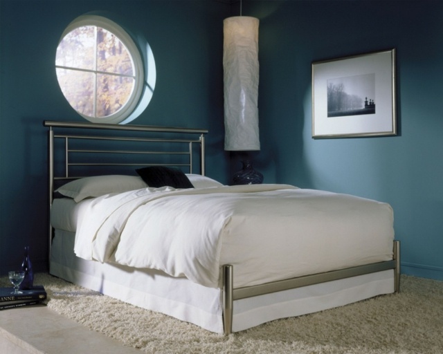 modernt sovrum inrett säng design idé USA inspirerad