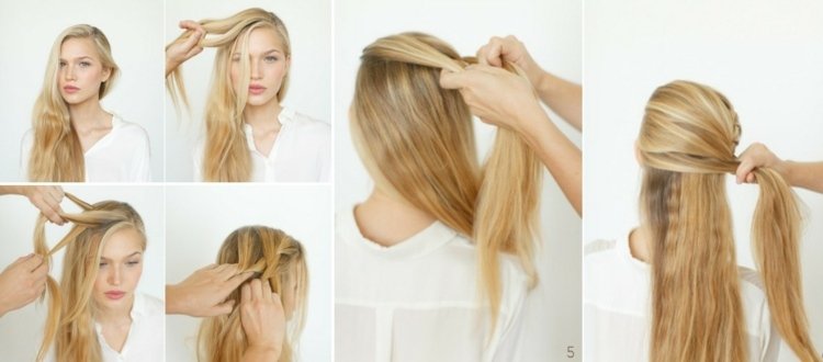 brudfrisyr-fläta-styling-instruktioner-långt-hår-fläta