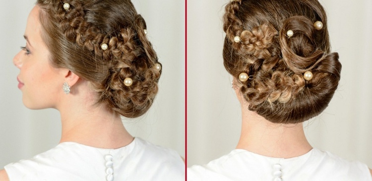 brud-frisyr-med-fläta-updo-pärla-bulle-elegant