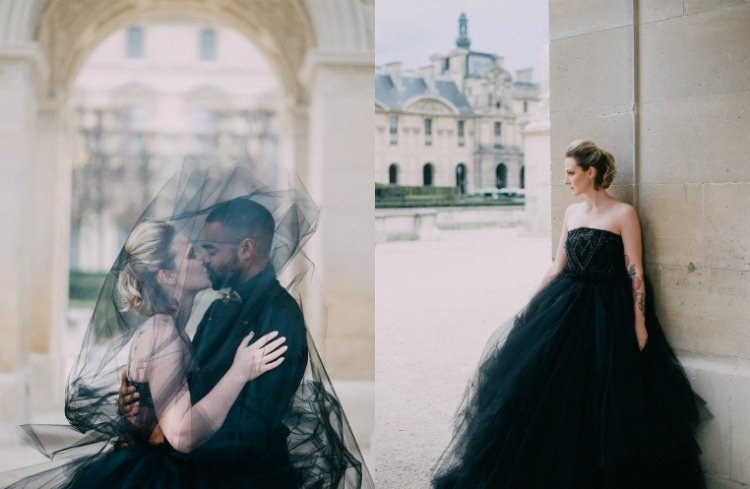 bröllopsklänning-svart-extravagant-bröllop-mode-vintage-pärlor