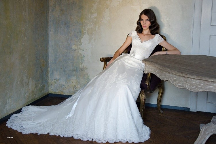 Bröllopsklänningar 2015 brudmode elegant elegant modell kvinnor