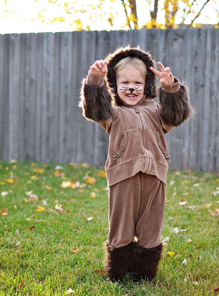 Gör din egen björndräkt barninstruktioner utan att sy