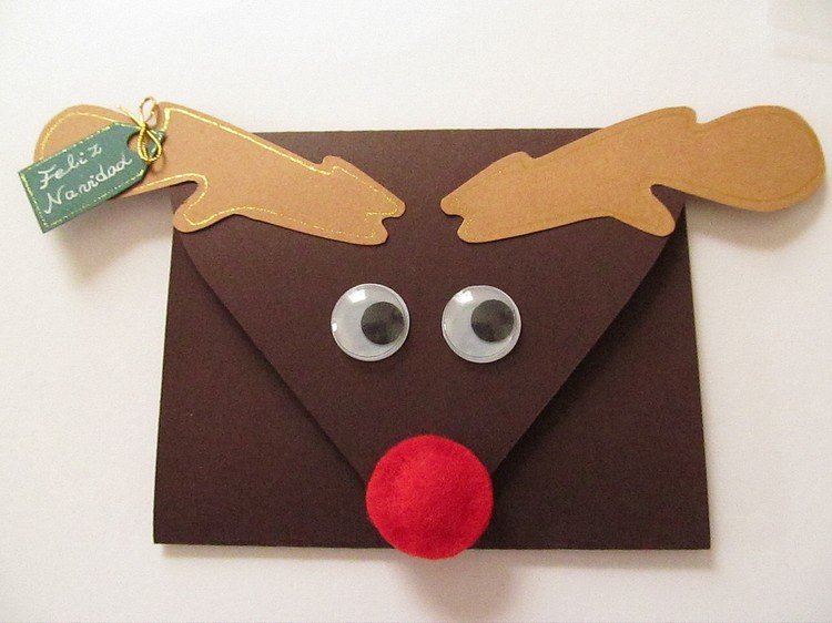 tinker kuvert dekorera jul barn idé