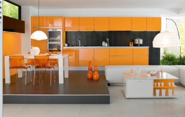 orange-korall-färg-för-kök-trender-2012