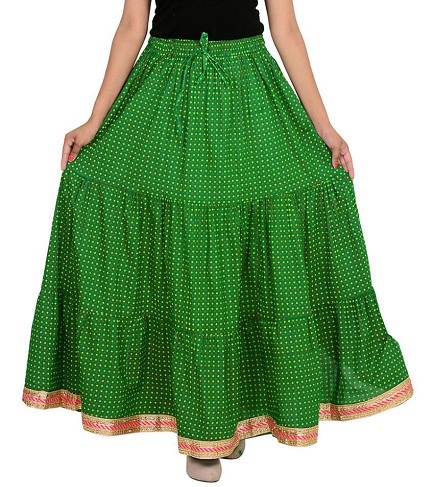 Πράσινη φούστα σκουπόξυλου