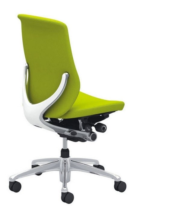 Design stolar gröna klädsel kontorsmöbler hemmakontor ZEPHYR-Okamura