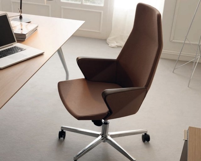 Fåtölj modern kontorsstol design ergonomisk Hyway-Orlandini-Design